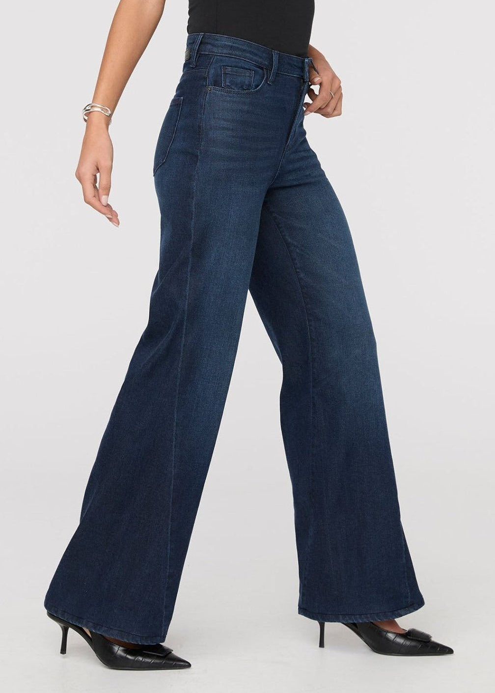 No Sweat Denim High Rise Wide Leg - MTT Collective