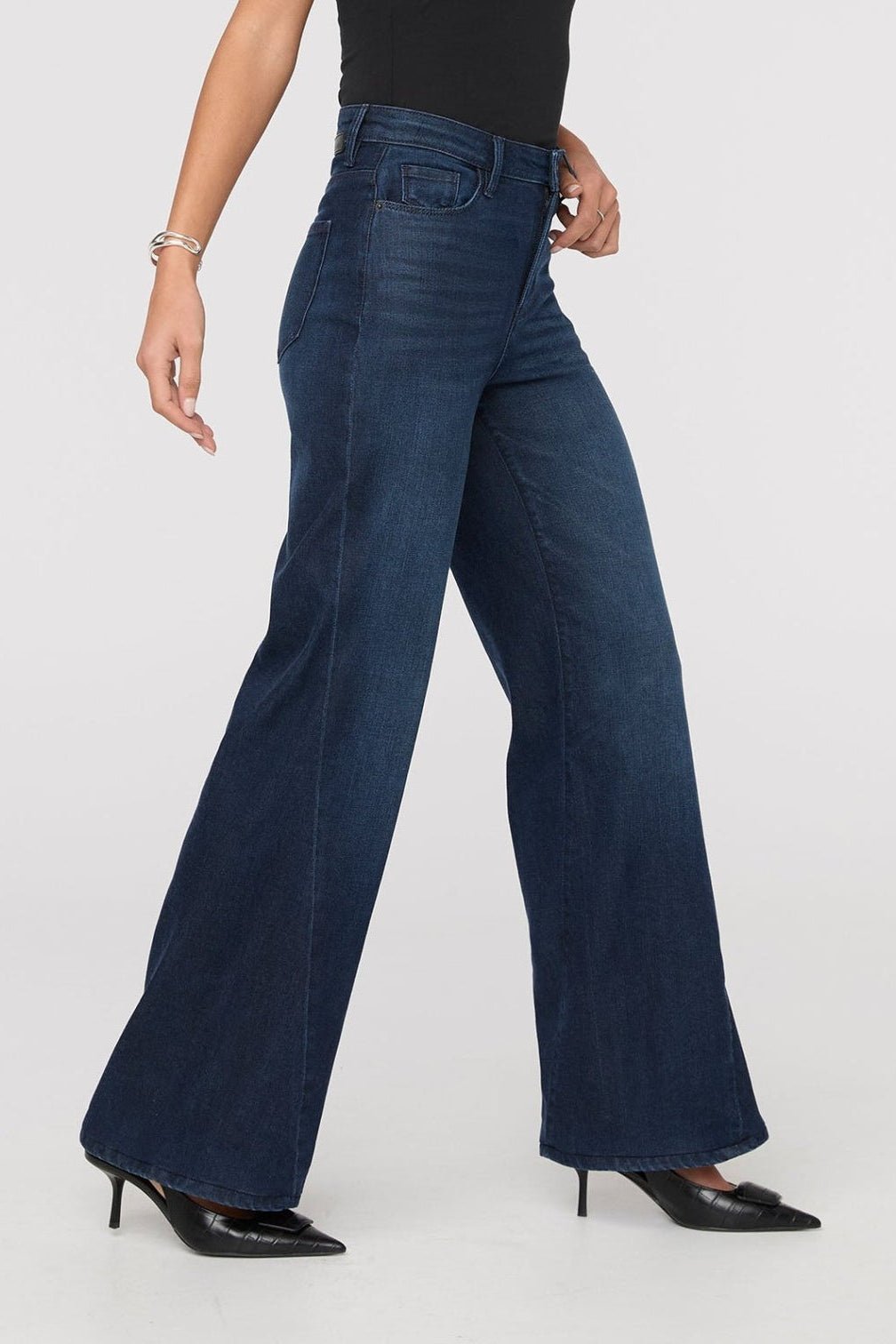 No Sweat Denim High Rise Wide Leg - MTT Collective