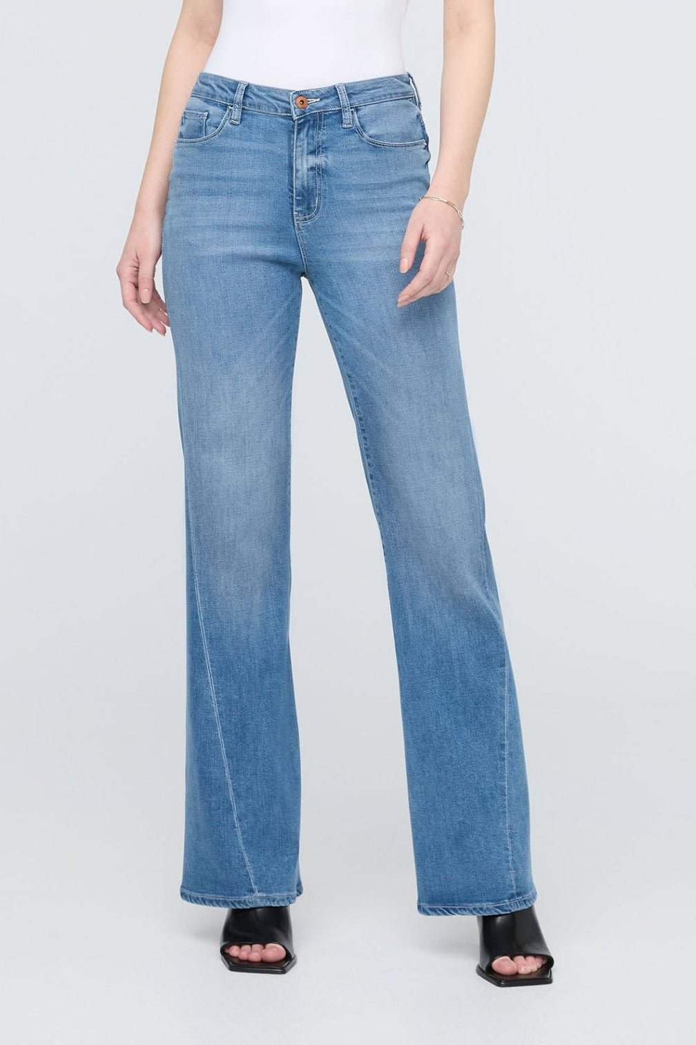 No Sweat Denim High Rise Wide Leg - MTT Collective