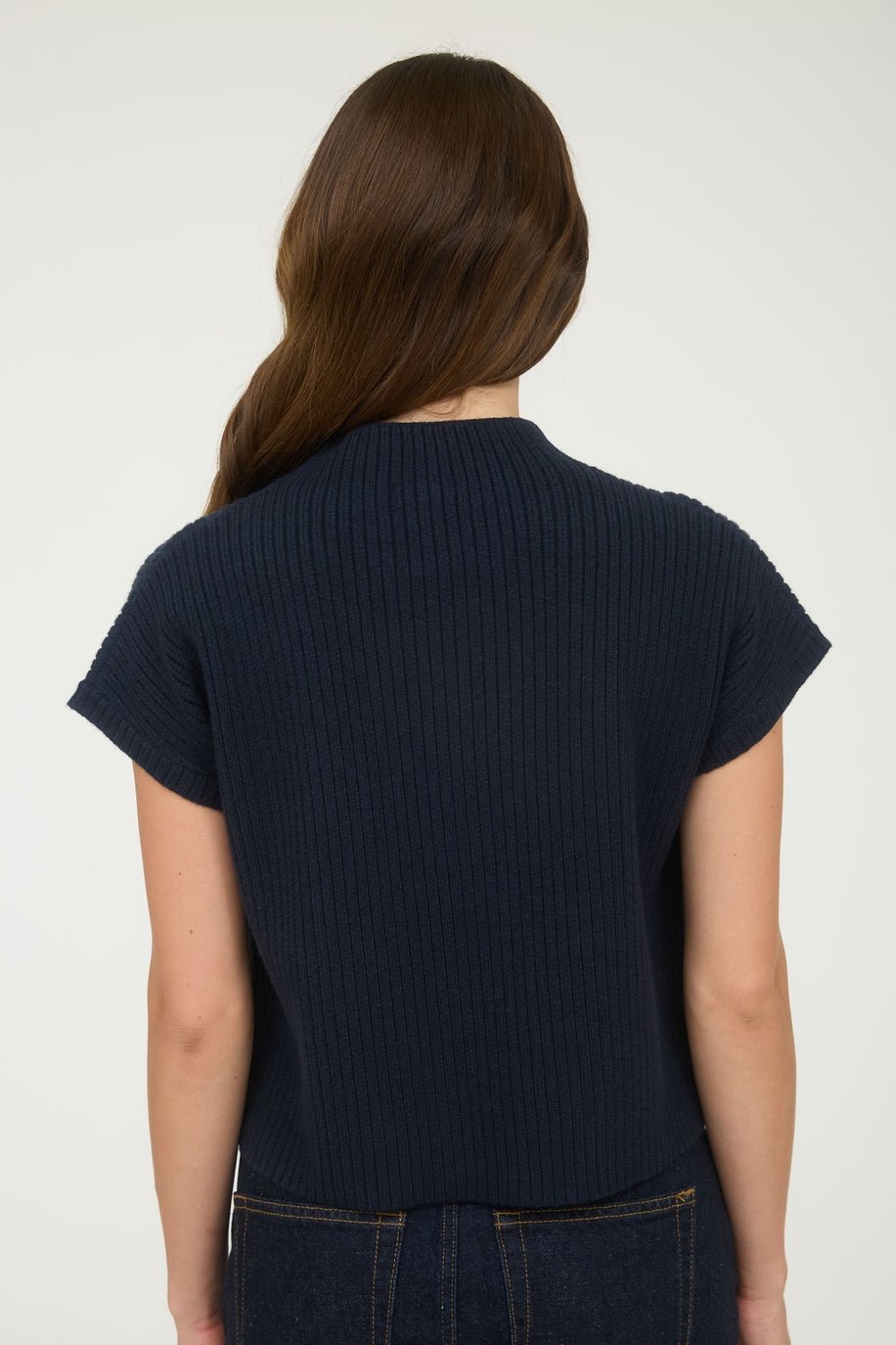Nora Ribbed Mock Neck Sweater - MTT Collective