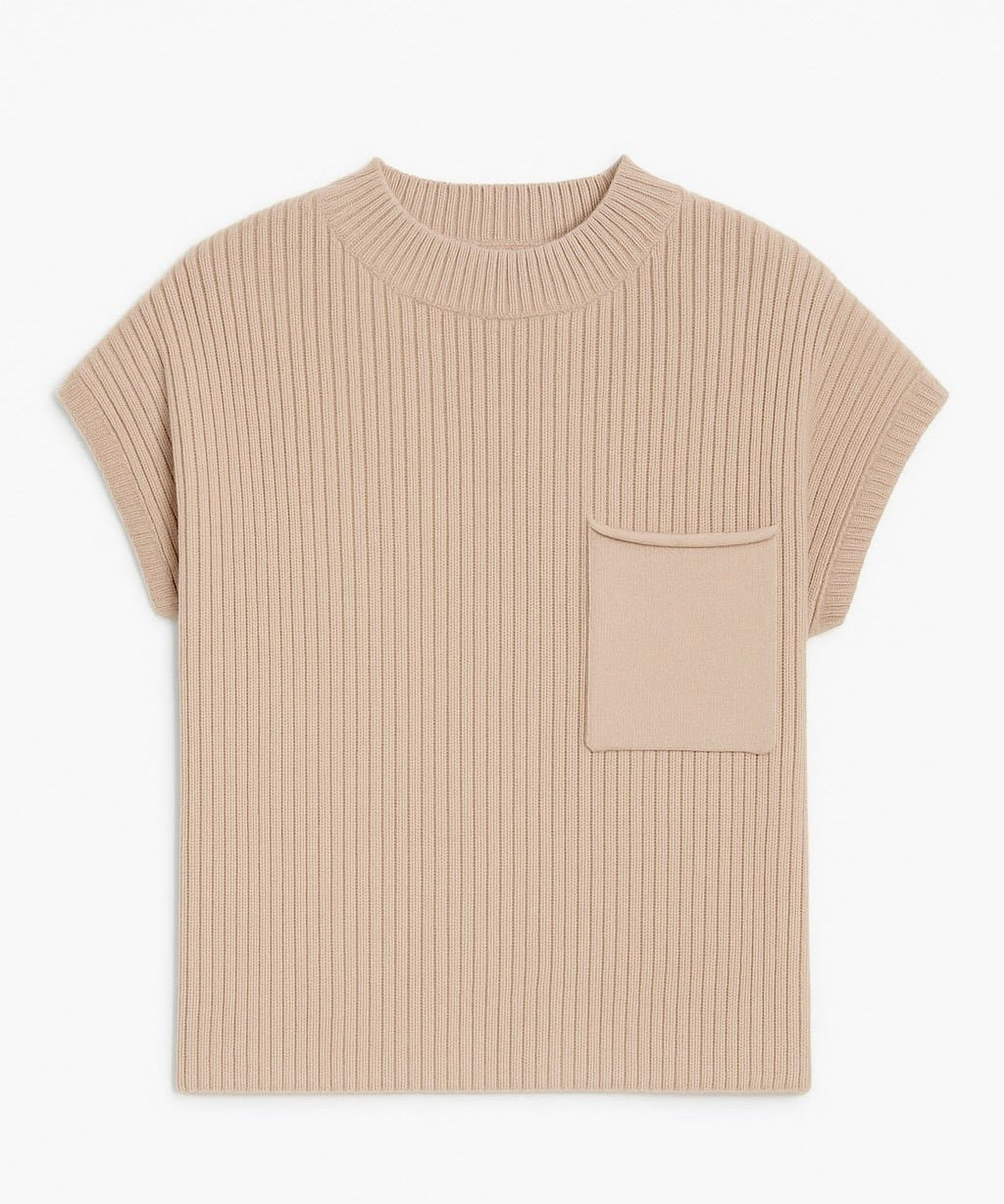 Nora Ribbed Mock Neck Sweater - MTT Collective