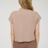 Nora Ribbed Mock Neck Sweater - MTT Collective
