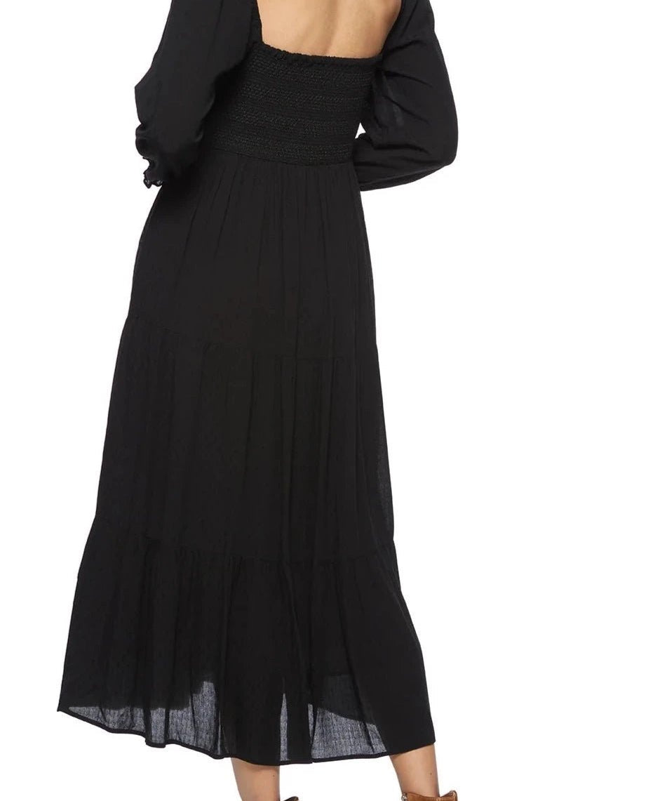 Nora Smocked Midi Dress - MTT Collective