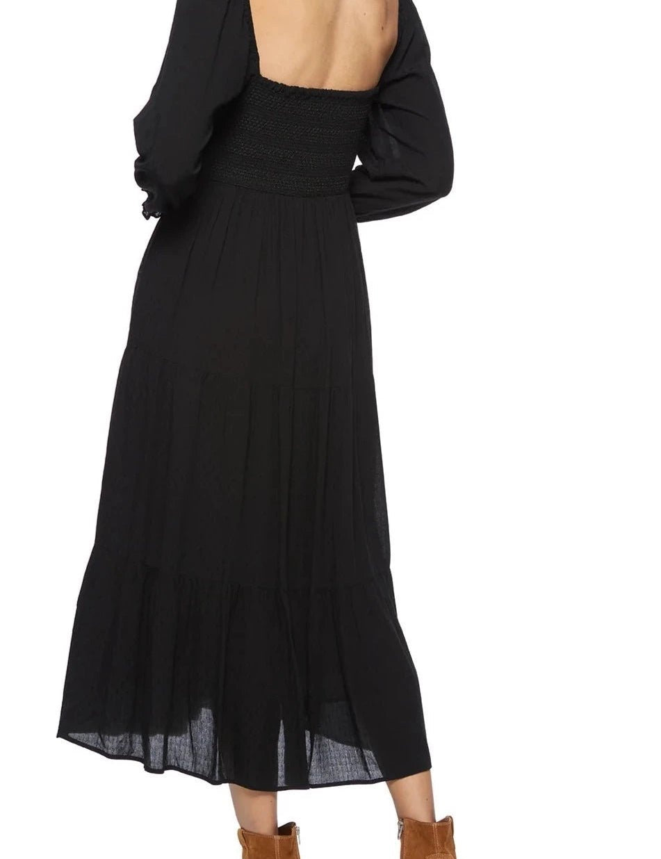 Nora Smocked Midi Dress - MTT Collective