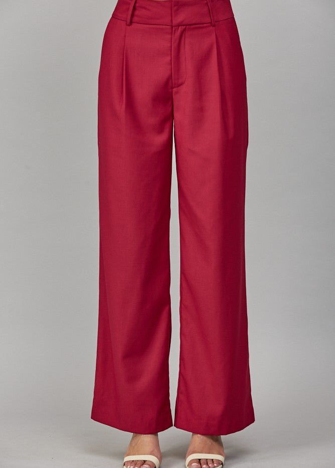 Norah High - waisted Wide Leg Trouser - MTT Collective