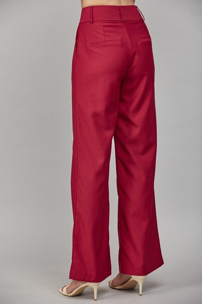 Norah High - waisted Wide Leg Trouser - MTT Collective