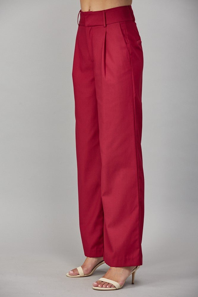 Norah High - waisted Wide Leg Trouser - MTT Collective