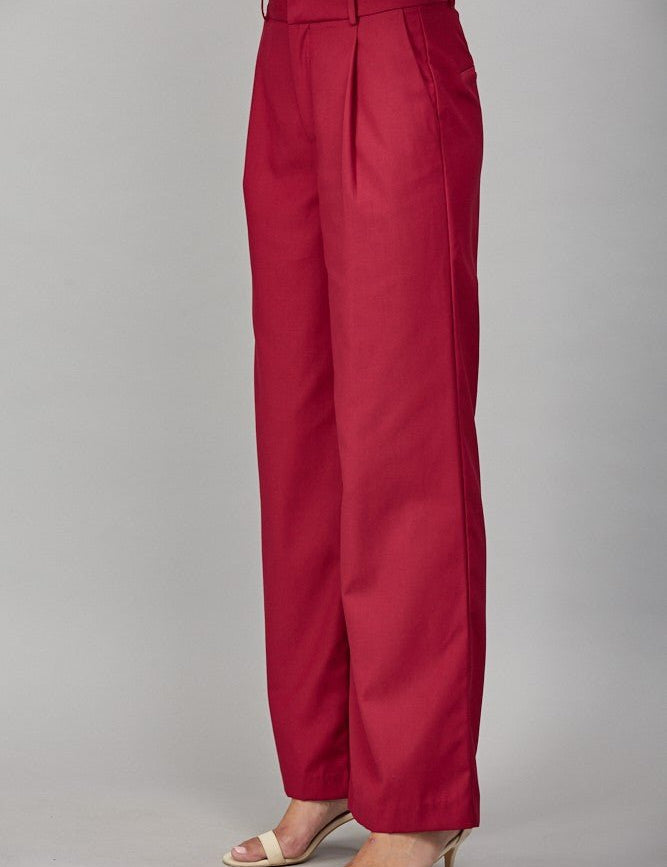 Norah High - waisted Wide Leg Trouser - MTT Collective