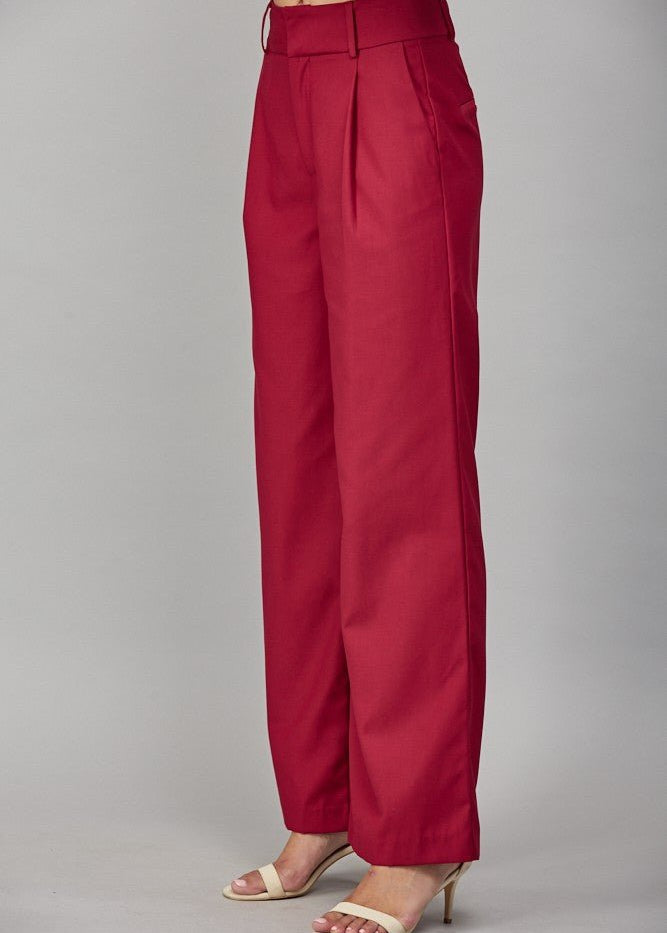 Norah High - waisted Wide Leg Trouser - MTT Collective
