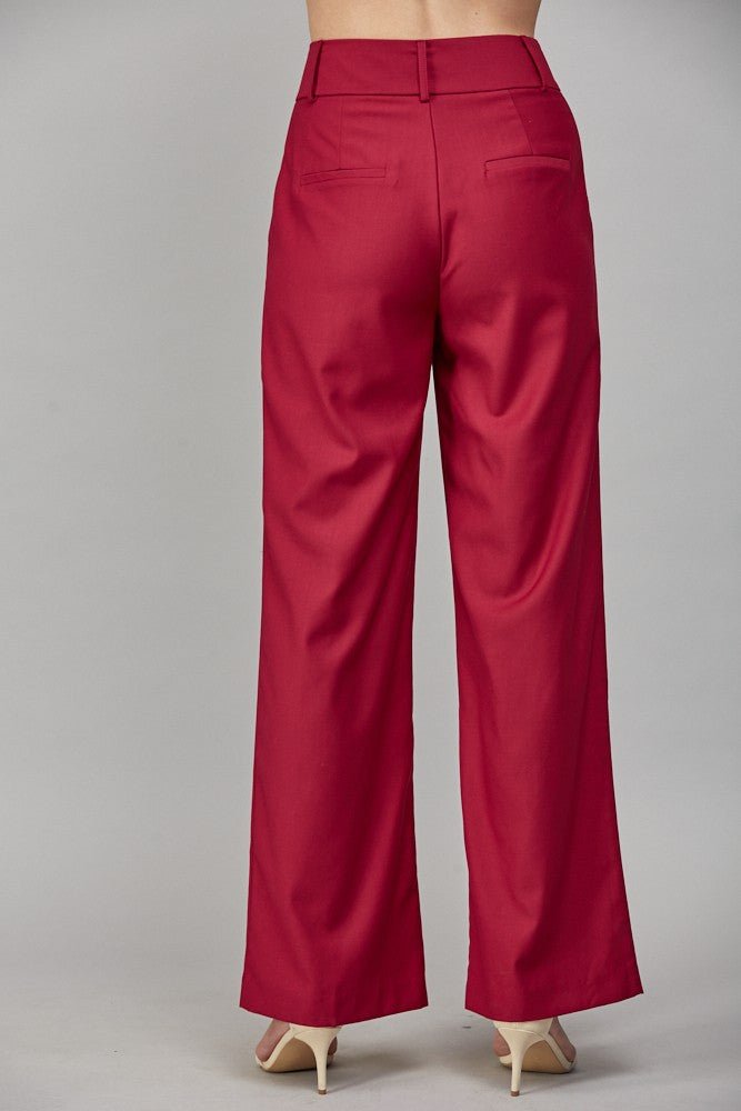 Norah High - waisted Wide Leg Trouser - MTT Collective