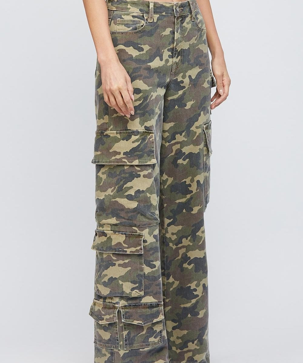 Nori Camo High Rise Cargo - MTT Collective