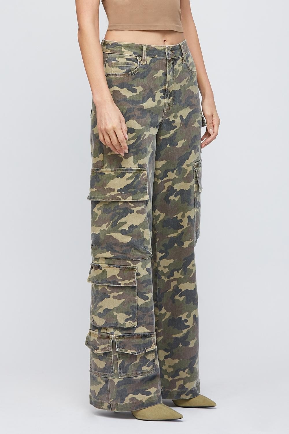 Nori Camo High Rise Cargo - MTT Collective