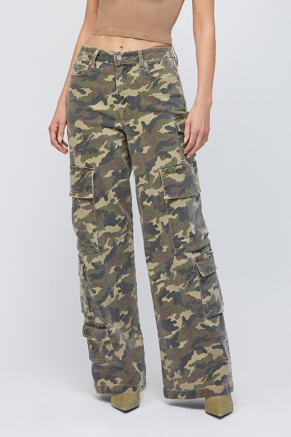Nori Camo High Rise Cargo - MTT Collective