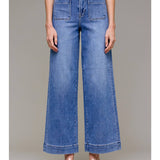 Nori Front Pocket High Rise Wide Leg Jean - MTT Collective