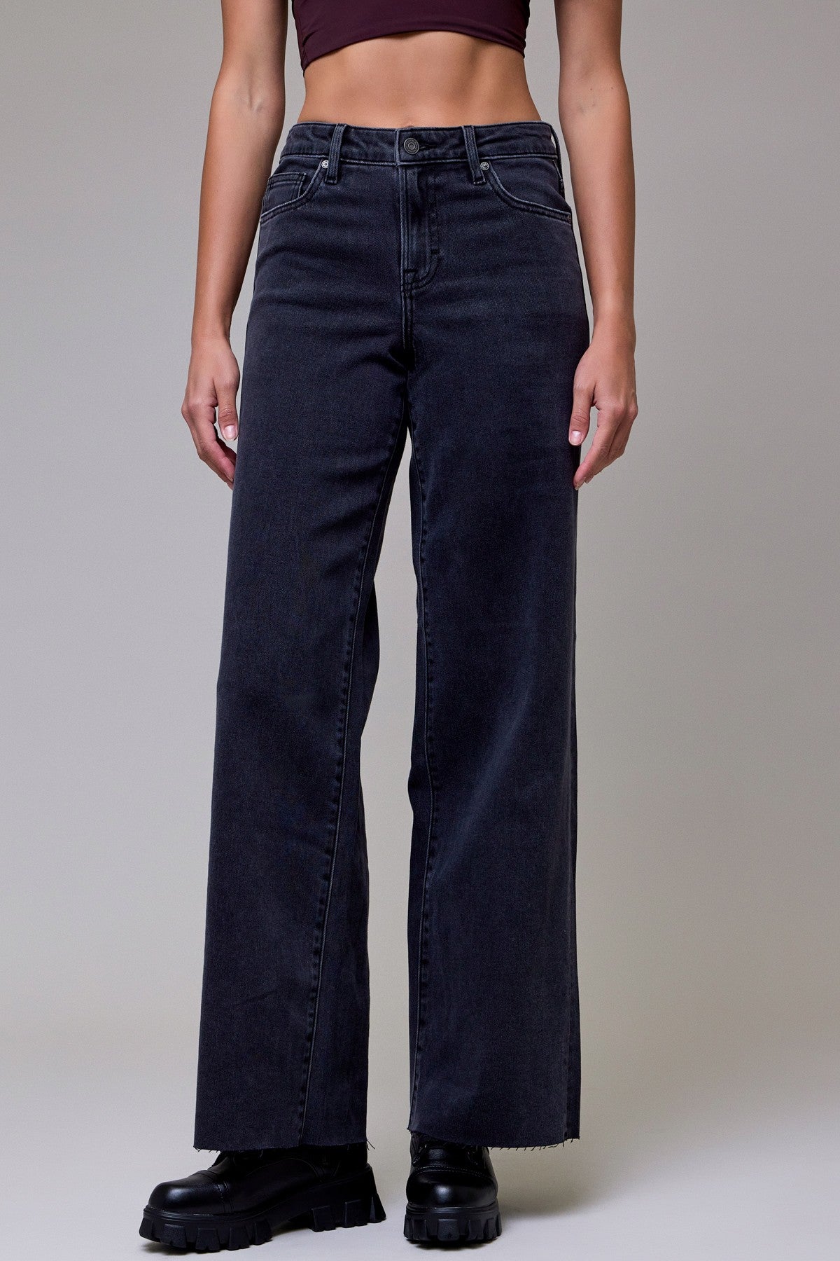 Nori High Rise Wide Leg Jeans - MTT Collective
