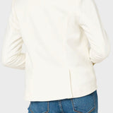 Notch Lapel Stretch Knit Blazer - MTT Collective