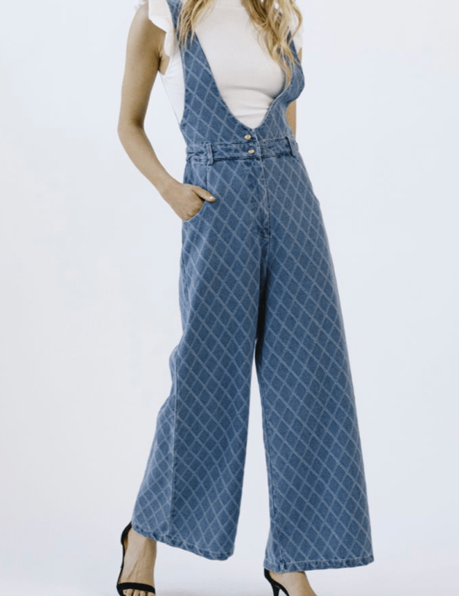 Novalee Denim Jumpsuit - MTT Collective