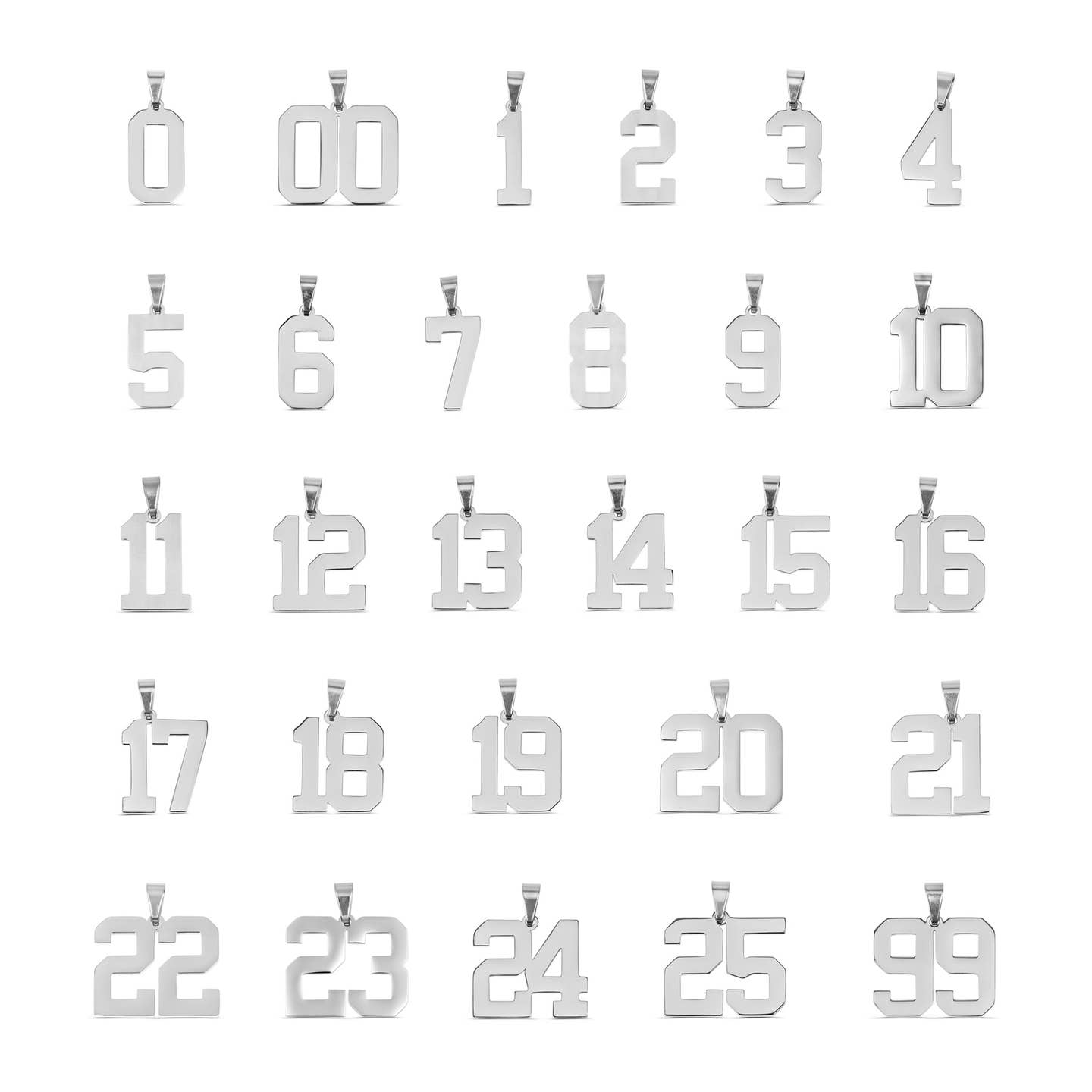 Number Pendant - MTT Collective