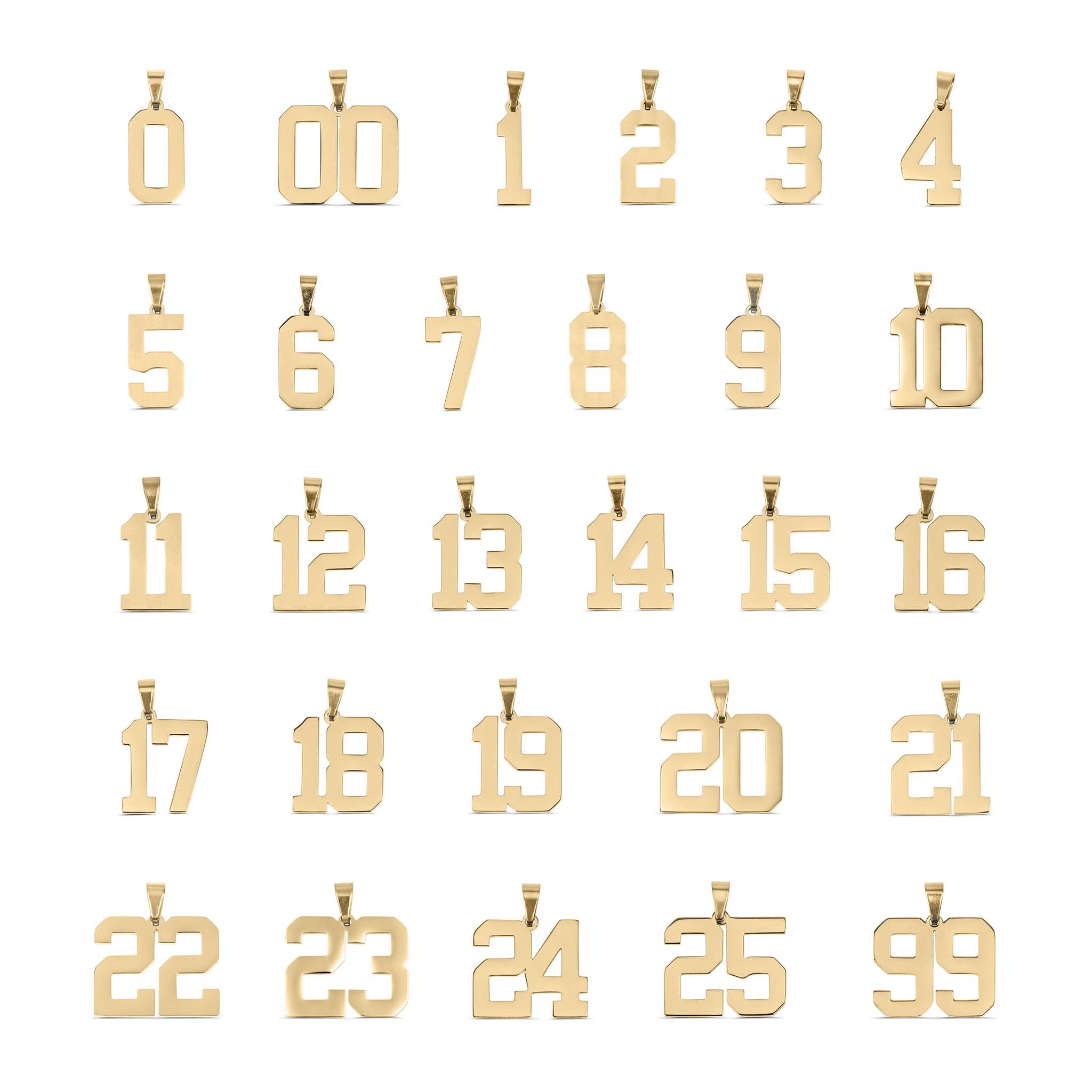 Number Pendant - MTT Collective