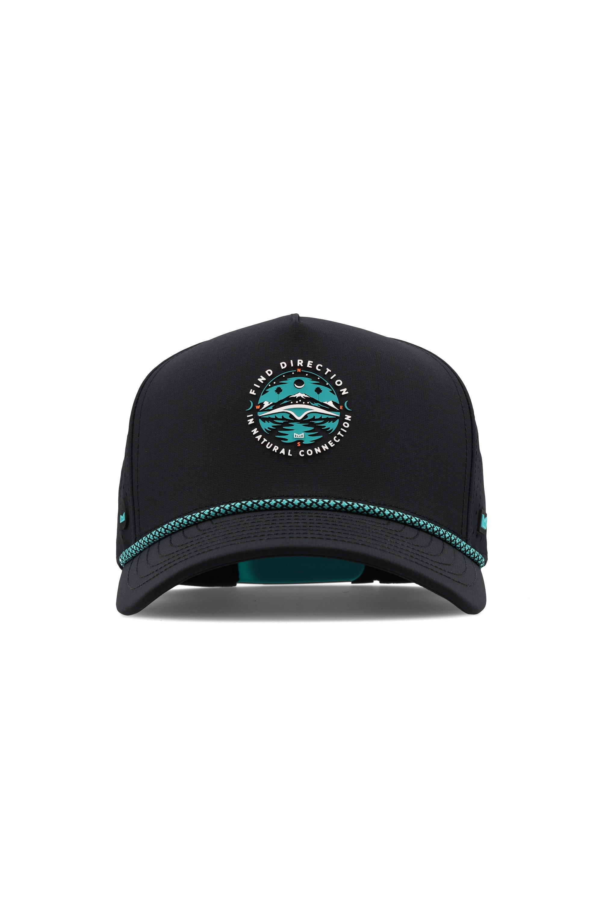Melin Odysea Connection Hydro hat - Black - front view
