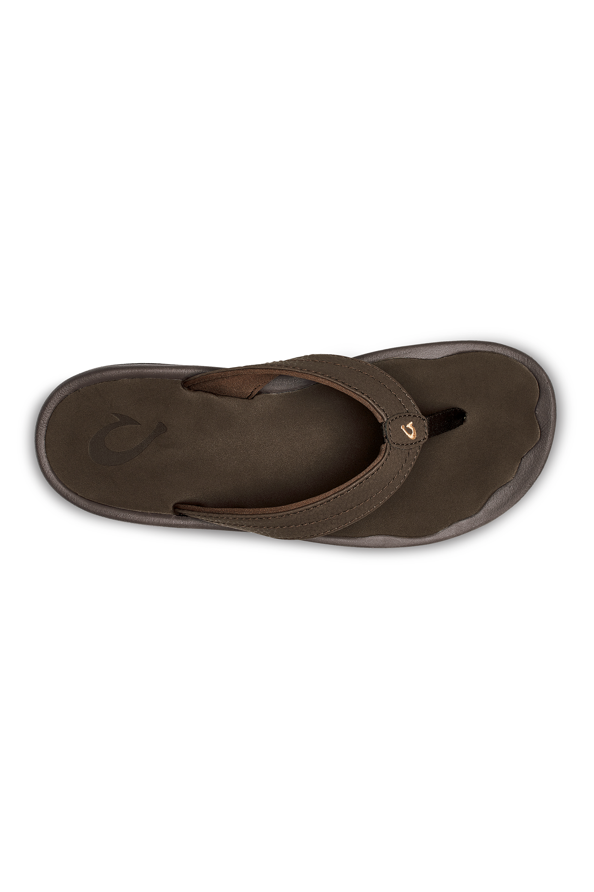 OluKai 'Ohana Dark Java top view