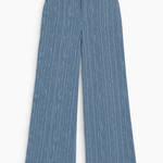 Olivia Textured Cotton - Linen Wide - Leg Pants - MTT Collective