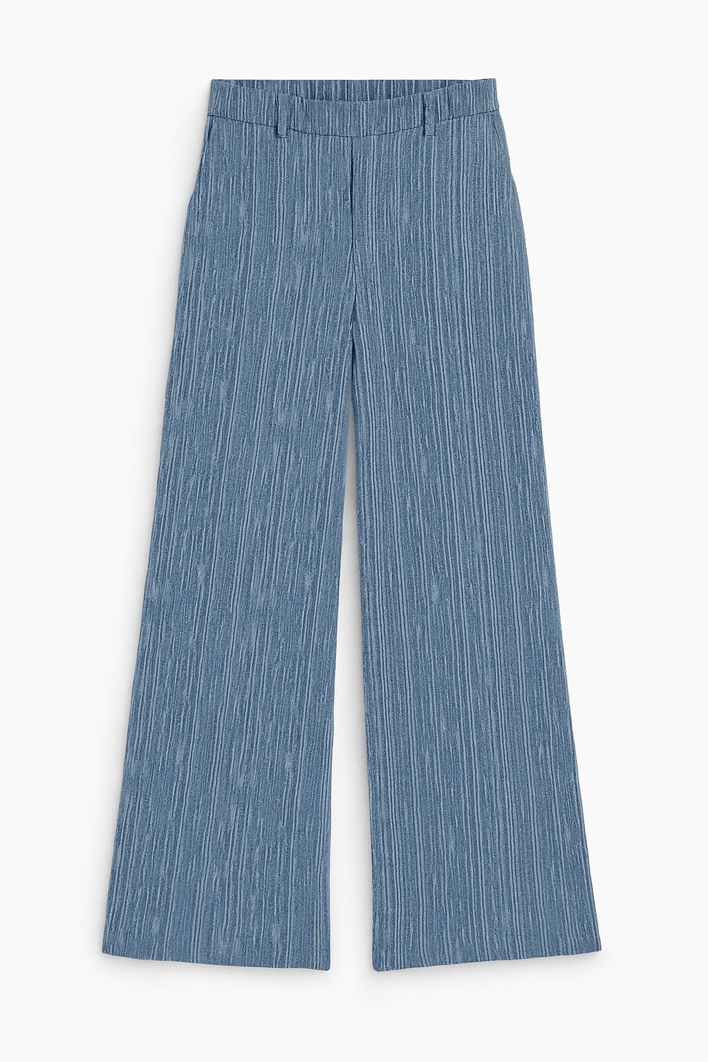 Olivia Textured Cotton - Linen Wide - Leg Pants - MTT Collective