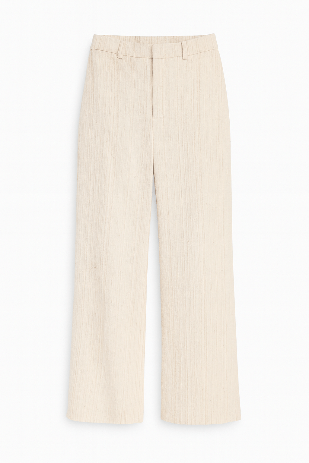 Olivia Textured Cotton - Linen Wide - Leg Pants - MTT Collective