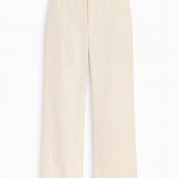 Olivia Textured Cotton - Linen Wide - Leg Pants - MTT Collective