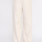 Olivia Textured Cotton - Linen Wide - Leg Pants - MTT Collective