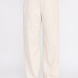 Olivia Textured Cotton - Linen Wide - Leg Pants - MTT Collective