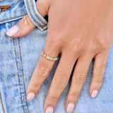 Ombre Rainbow Bead Stretch Ring - MTT Collective