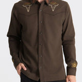On the Range Long Sleeve Button Up Shirt - MTT Collective