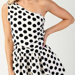 One Shoulder Balloon Hem Romper - MTT Collective