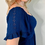 Out On The Town Tiered Mini Dress - MTT Collective