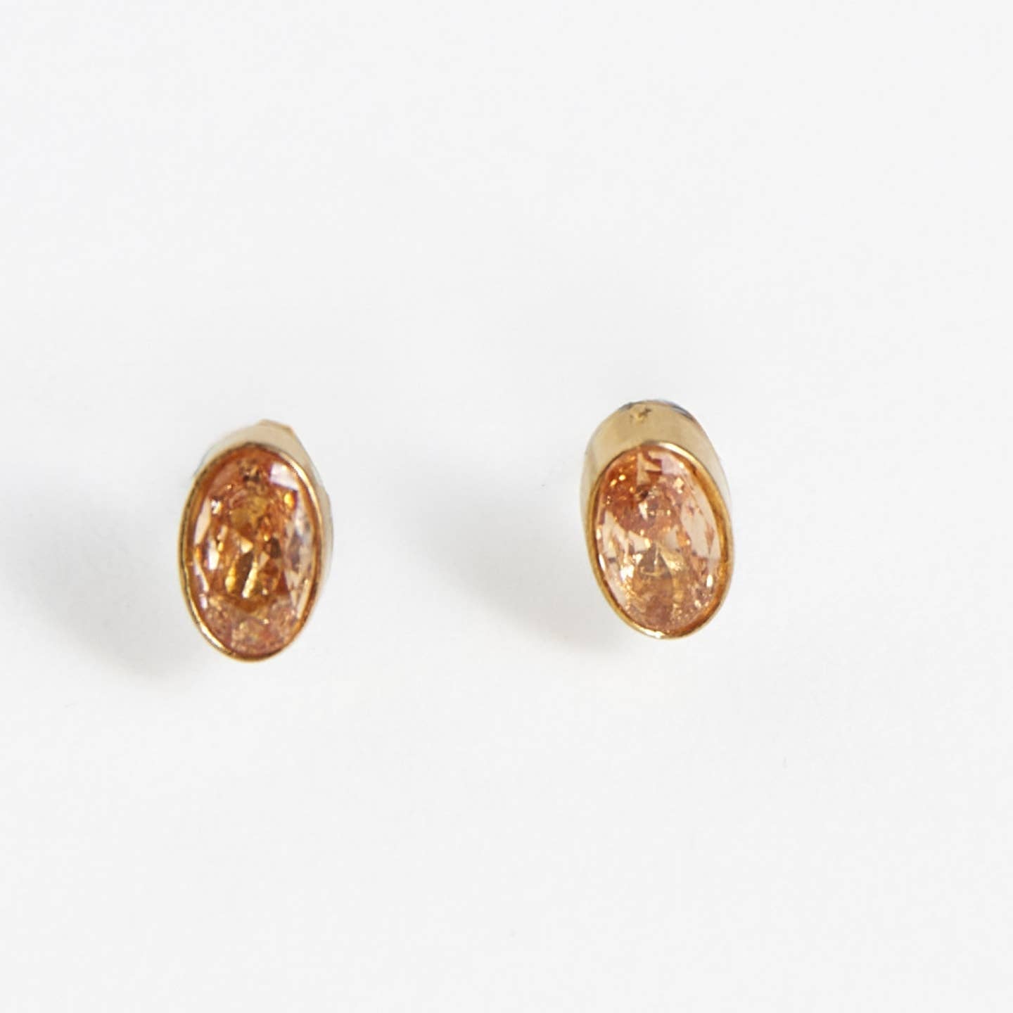Oval Gem Stud Earrings - MTT Collective