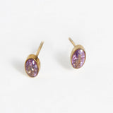 Oval Gem Stud Earrings - MTT Collective