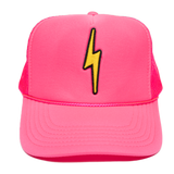 Local Beach Lightning Bolt Patch Trucker Hat