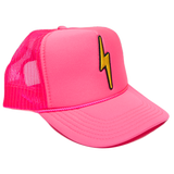 Local Beach Lightning Bolt Patch Trucker Hat