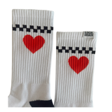 Heart Crew Socks
