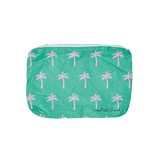 Green Neon Palms Water Resistant Tyvek Printed Pouch