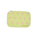 Yellow Neon Palms Water Resistant Tyvek Printed Pouch