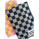 Checker Beach & Bath Towel