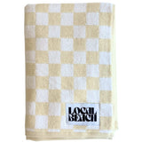 Checker Beach & Bath Towel
