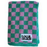 Checker Beach & Bath Towel