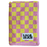 Checker Beach & Bath Towel