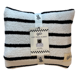 Local Beach Stripe Cozy Travel Blanket