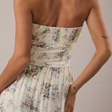 Paige Strapless Lace Trim Top - MTT Collective