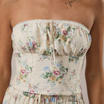 Paige Strapless Lace Trim Top - MTT Collective