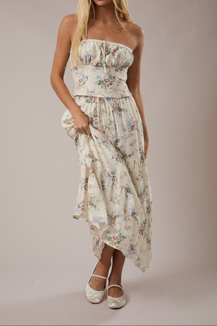 Paige Tiered Midi Skirt - MTT Collective